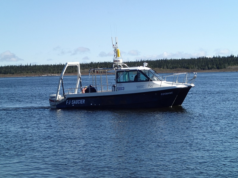 F.-J. Saucier CIDCO hydrographic boat